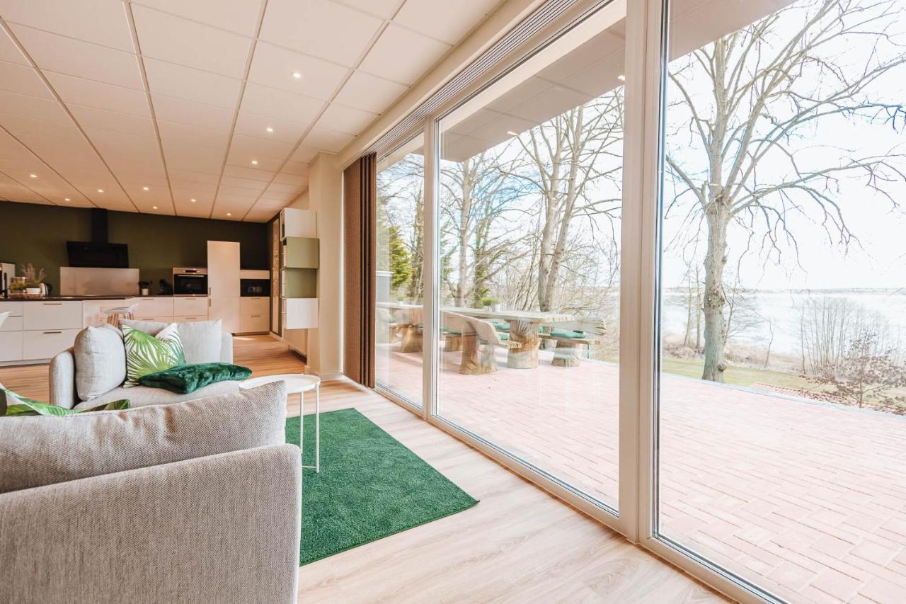 Xxl Ferienhaus Goldberger See - Sauna - 16 Personen Bagian luar foto